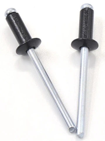 Geverfde zwarte aluminium klinknagel GB12618
